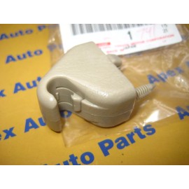 Toyota 4Runner Tundra Sun Visor Holder Clip Tan Ivory Color Genuine OEM New