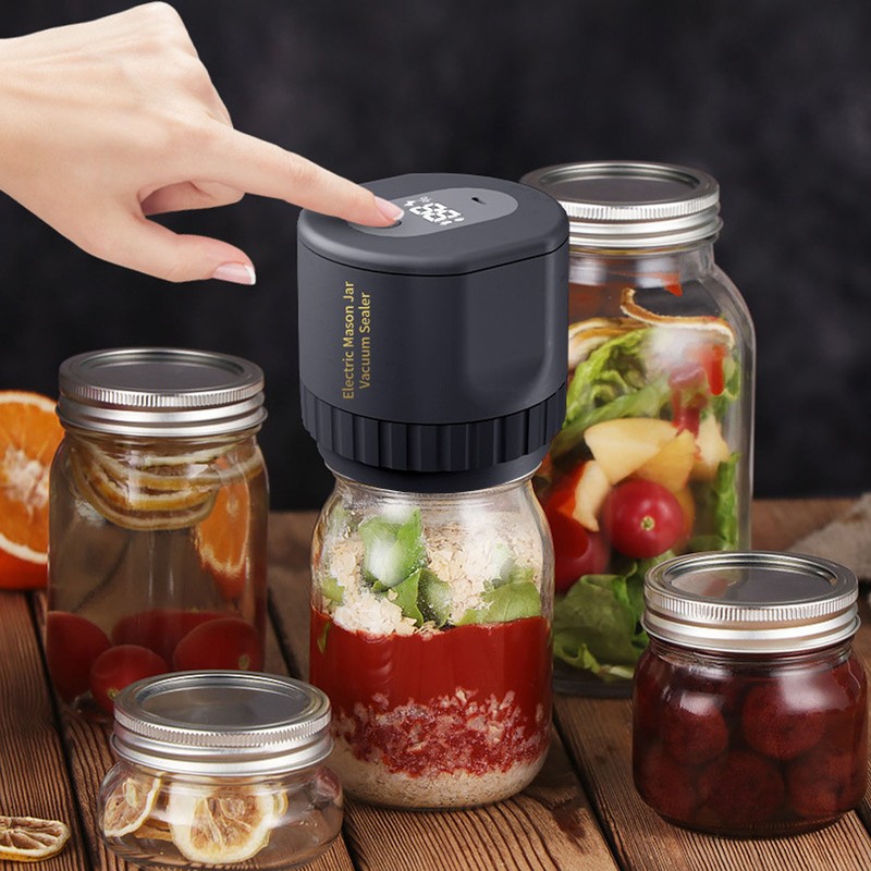 Electric Jar Vacuum Sealer Type C Charging Automatic Jar Vacuum