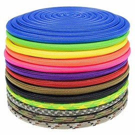 Nylon Accessory Cord (5/16 Inch, Neon Pink, 100 Feet) - Paramax Nylon Cord - All-Purpose Utility