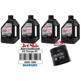 JSI Maxima Oil Kit For Suzuki GSXS1000 GSX-S 1000 F Z GT GSX Synthetic Oil Change Kit w/ Oil Filter