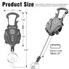 Autonomier 2Pack Heavy Duty Retractable Keychain, Tactical ID Badge Holder