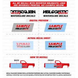 Hot Wheels KOOL KOMBI Custom Universal WaterSlide Decal for hot wheels 1/64 Scale 031