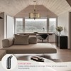 Tondiamo 4 Pcs Black Sloped Ceiling Light Adapter 180 Degree