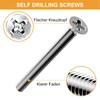 VIGRUE 315 pieces device screws for switch boxes, machine screws,