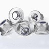 40pcs M6 Nylock Nuts, 6mm Locking Nuts, Stainless Steel Locking