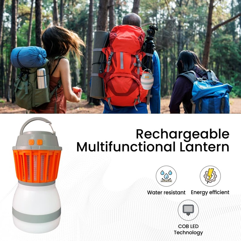 GoGreen Power (GG-ZAPPY) Zappy Rechargeable Lantern with Built in Bug