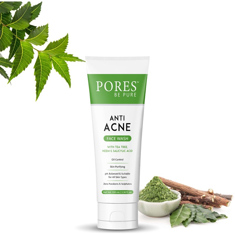 PORES Be Pure Anti Acne Face Wash Gel Based For