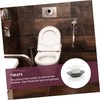 jojofuny 2pcs Toilet Tank for Bathroom Accessories for Cisterns Fish