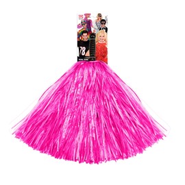 W WIDMANN MILANO Party Fashion - Accessorio pompon cheerleader con manico, plastica, accessorio per costumi di carnevale e feste