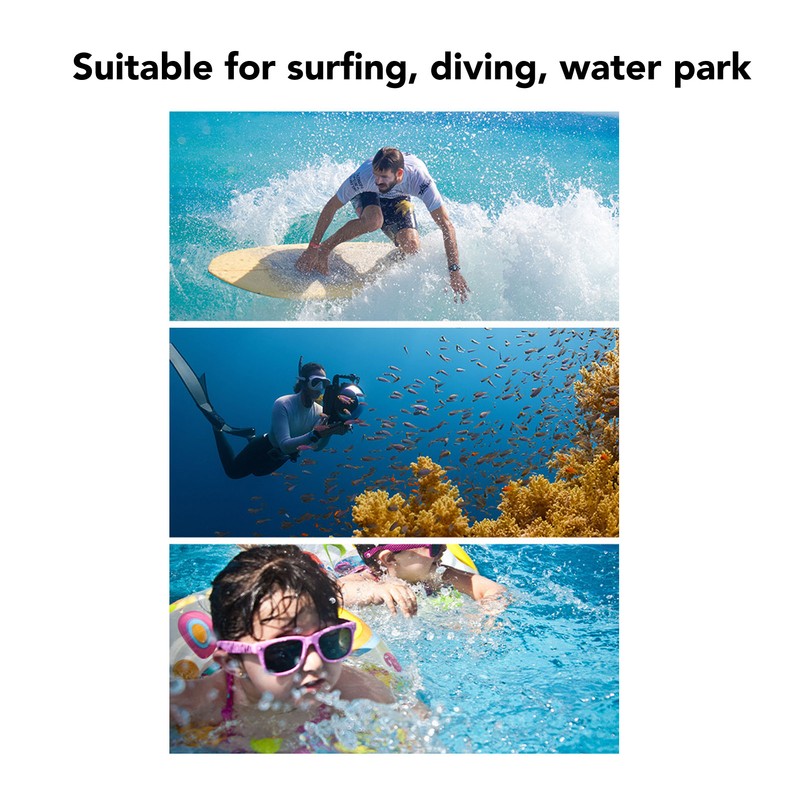 Action Camera Waterproof Housing Case 40m Protective Underwater Dive Housing