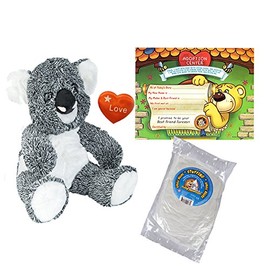 Beary Fun Friends Create Your Own Kelvin The Koala, a (8" Plush Kit) DIY Stuffed Animal