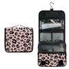 senya Hanging Travel Toiletry Bag Leopard Kit Makeup Case Cosmetics