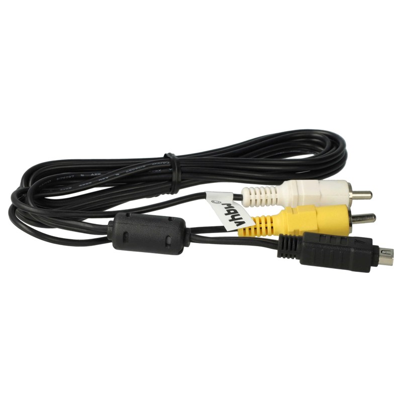 vhbw AV-CABLE suitable for OLYMPUS E-Serie, FE-Serie etc. replaces CB-USB5,