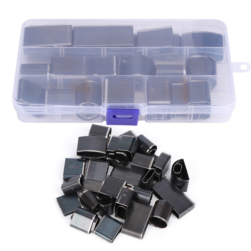 52Pcs Hollow Cuttter Multi Shape Oval Round Square Hole Punch