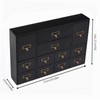 Fetcoi Apothecary Cabinet with 12 Drawers, Library Card Catalog Cabinet