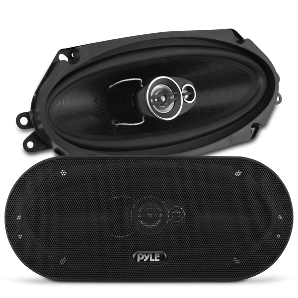Pyle 3-Way Universal Car Stereo Speakers - 300W 4" x