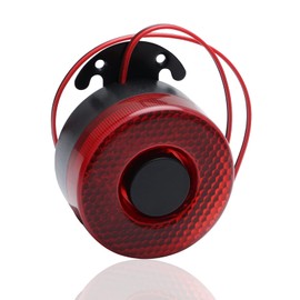 KERWINN Car Backup Alarm 12-24V 105DB Truck Backup Horn with LED Light,Reverse Beeper Backup Alarm Buzzer Siren Waterproof Universal Backup Accessories