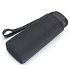 DUA Mini Flat Folding Umbrella Black