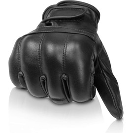 normani Security Quartz Sand Gloves Genuine Leather Fleece / Black Size XS