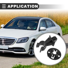 Motoforti Hood Prop Rod Clip Retainer,for Nissan Navara D40,Plastic,Black,2 pcs