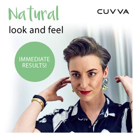 CUVVA Hair Fibers for Thinning Hair (LIGHT BROWN) - Keratin Hair Building Fiber Hair Loss Concealer - Thicker Hair in 15 Seconds - 25g/0.87oz Bottle - For Men & Women