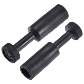sourcing map Push to Connect Fittings, Cap Style Pneumatic Blanking Plugs, Fit for 10mm Inner Dia. Air Hose Tube Pipe, Plastic, Black, Pack of 10