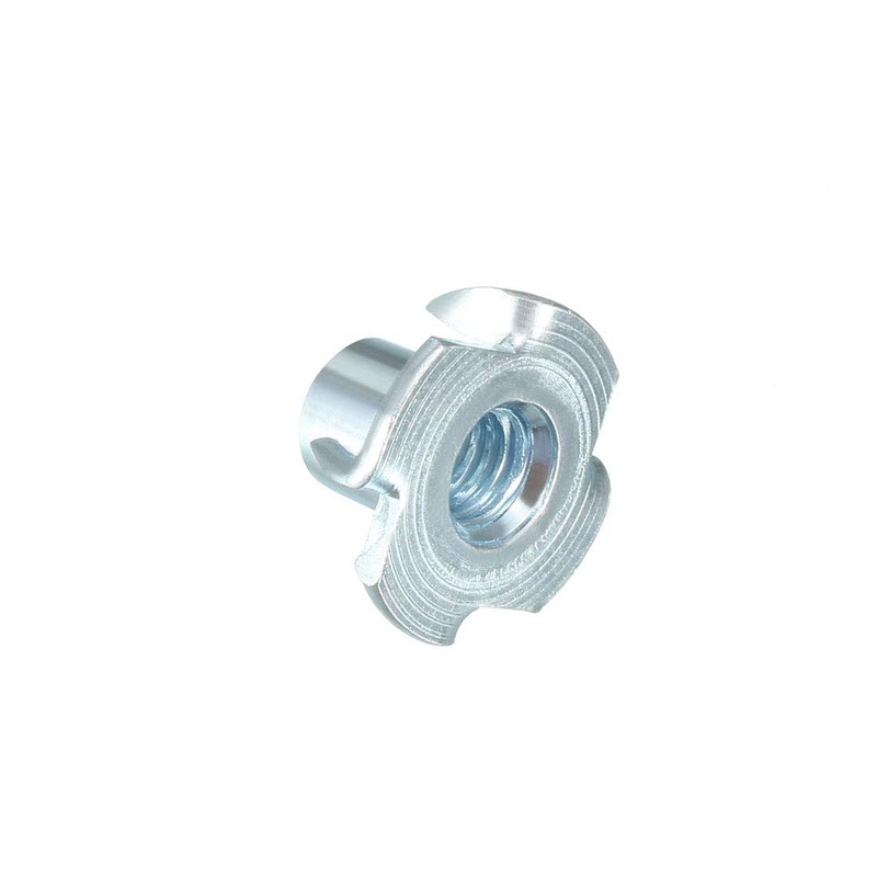sourcing map M5 4 Pronged Tee Nut T-Nut for Table