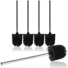 com-four® 5x toilet brush with replaceable brush head - noble
