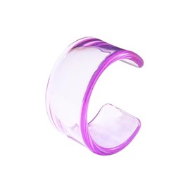Pingyongchang Bangle Cuff Bracelets Chunky Bracelets for Women Colorful Irregular Resin Acetate Wristbands Retro Wide Geometric Transparent Bracelet Best Christmas Birthday Gifts-Light Purple