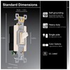 GE Almond, GE Ultra Pro Heavy-Duty, Single Pole, Wall, Light,
