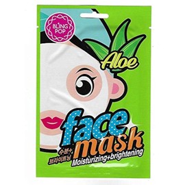 Mascarilla Facial Hidratante E Iluminadora Con Aloe Vera Bling Pop