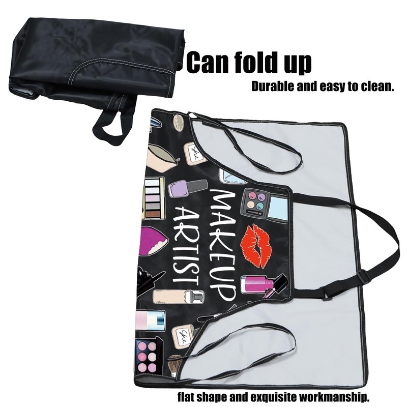 PXTIDY Makeup Artist Apron Beautician Waterproof Apron with 2 pockets