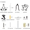 3 in 1 Ambient Lighting Chandelier Chain Hang Metal Wall