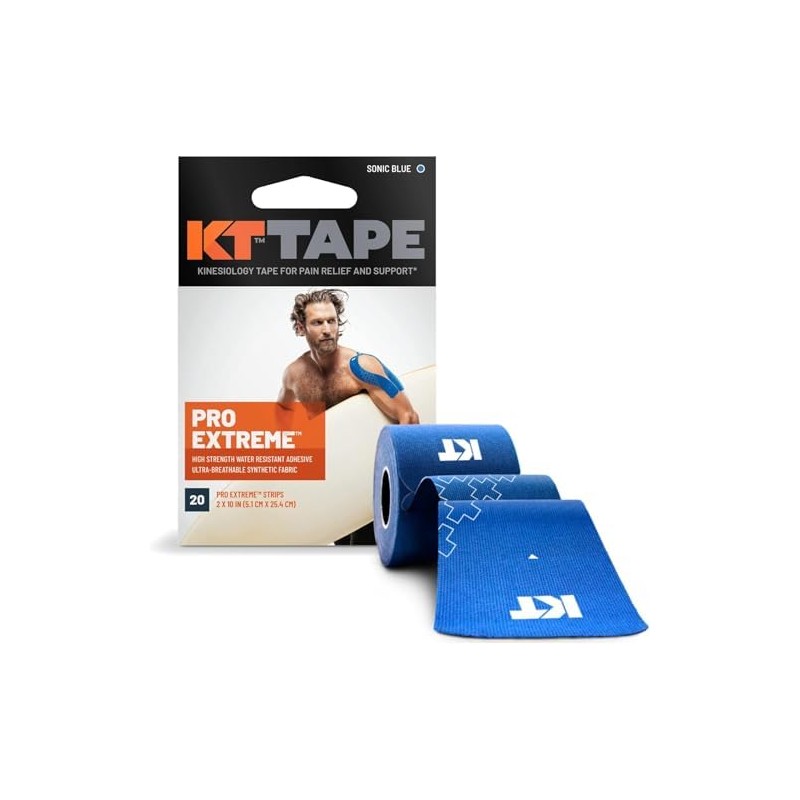 KT Tape, Pro Extreme Synthetic Kinesiology Athletic Tape, 20 Count,