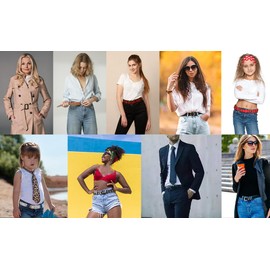 FAIRYGATE Fancy Belts for Women Rhinestone Crystal Sash Wedding Vintage Pearl Belt Dress Girls Waist Chain Bling Lovely Gift A6513