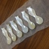 DUEBEL Sturgeon Shape Caviar Spoon, 8 cm x 2.5 cm