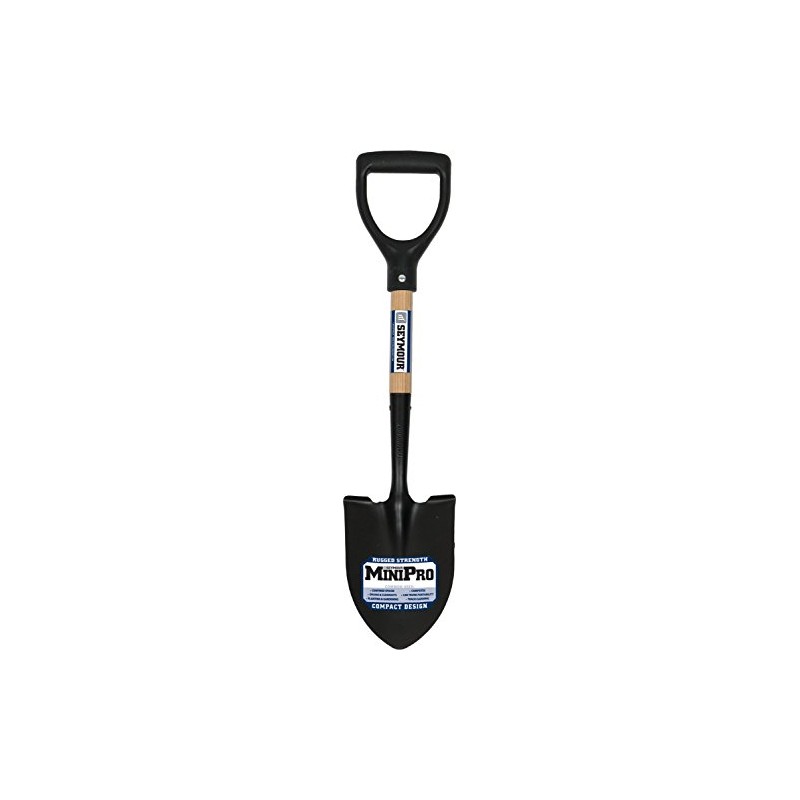 Seymour 49351 24" Round Point Shovel With Poly D-Grip Handle