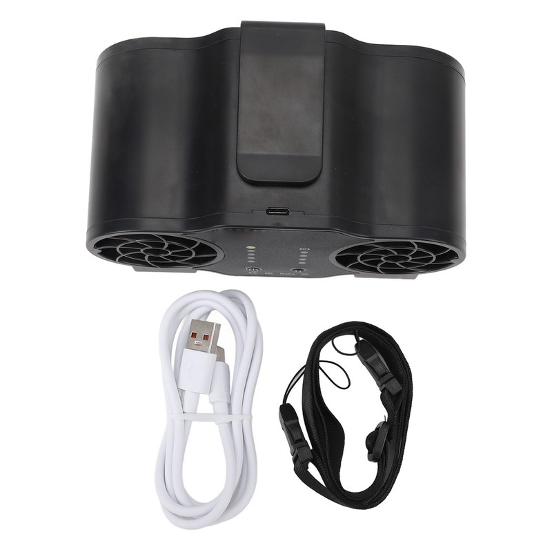 Portable Waist Clip Fan Super Strong Airflow 4 Speed Personal
