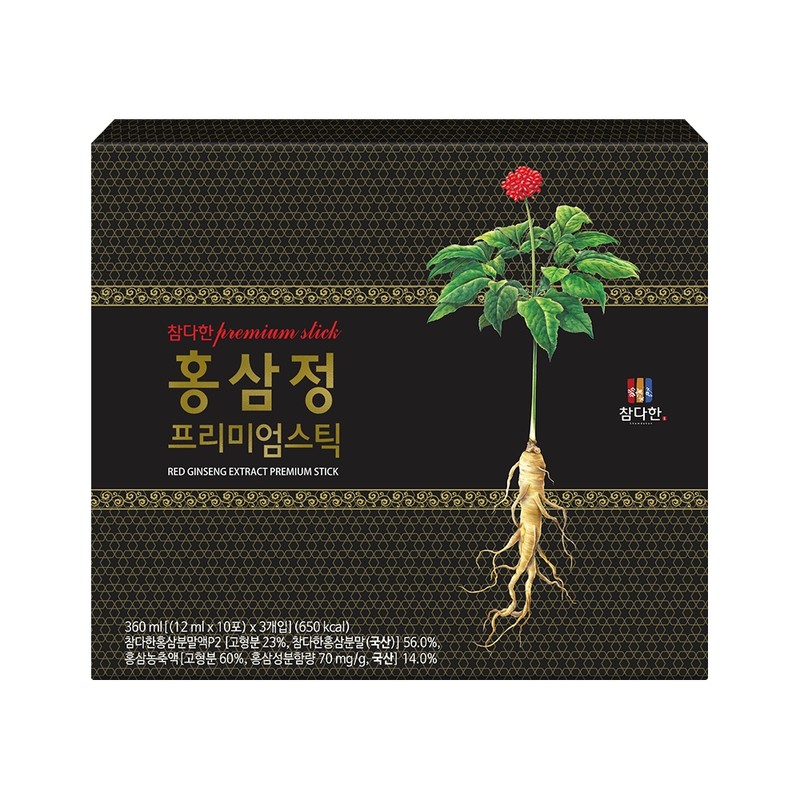 Chamdahan Red Ginseng Extract Premium Stick Essence Extract Red Ginseng