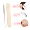 BIUDECO Stainless Steel Makeup Mixing Tool Nail Art Spatula Long