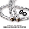 Shower Hose 2m, Long Shower Hose, Universal Replacement Stainless Steel