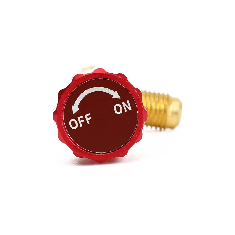 Areyourshop R410A Refrigeration Charging Valve Adapter 1/4" SAE Male to