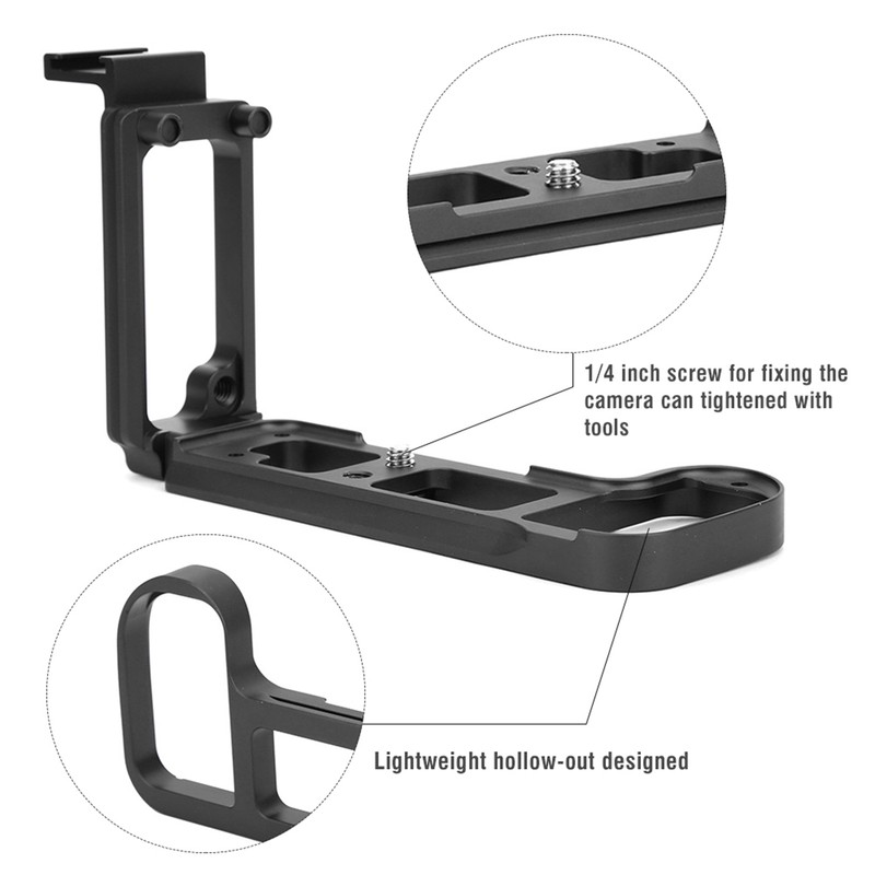 Aluminium Alloy Handle L Vertical Shooting Bracket Quick Release Plate