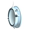 USAI Lighting B4RDL-S-WH-TRM 4.5in Round Downlight Trimless Clear Solite Glass