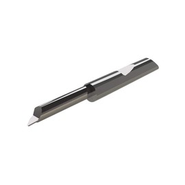 Micro 100 QPF-050200X Profiling Tool - Axial Profiling - Quick Change, .055" Min Bore Dia, .200" Max Bore Depth, .005" Proj, .0438" Offset, .005" Corner Rad, 3/16" Shank Dia, 1-1/2" OAL, AlTiN