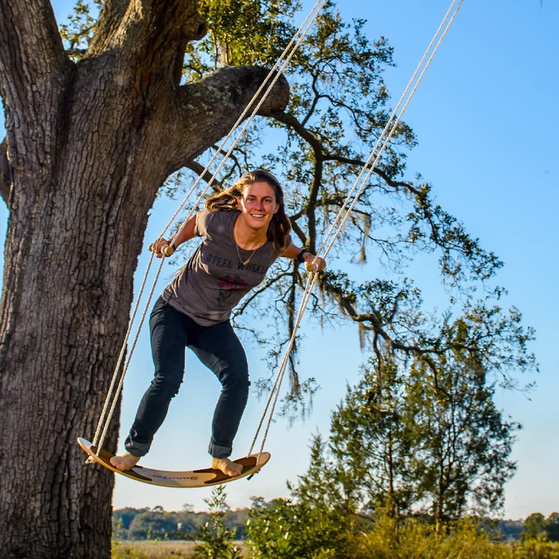 Swurfer SwurfGrip Traction Pads for Wooden Surf Swing (Brown)