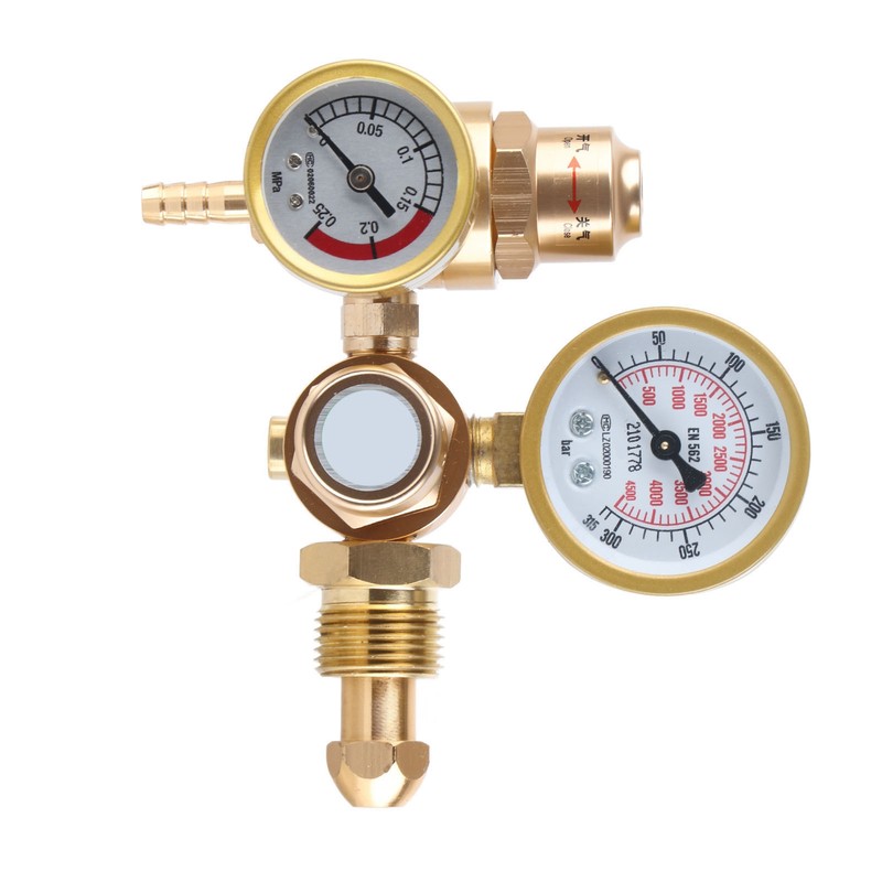 Gas Welding Regulator Argon CO2 Gauge TIG MIG Flowmeter 4500psi