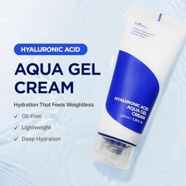 ISNTREE Crema Gel Facial Hyaluronic Acid Aqua Gel Cream - Coreana con Ácido Hialurónico y Centella, Hidratante Ligera, Piel Mixta y Grasa, 100 ml