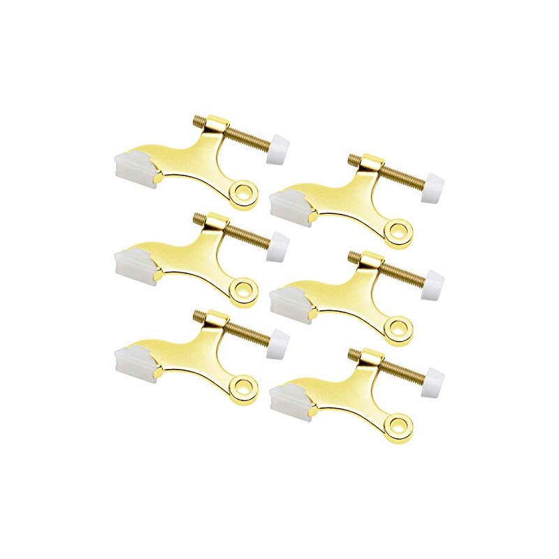 Nuk3y Hinge Pin Heavy Duty Adjustable Door Stop (6 Pack,