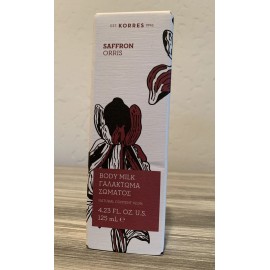 KORRES Saffron Orris Body Milk 4.23fl oz NIB